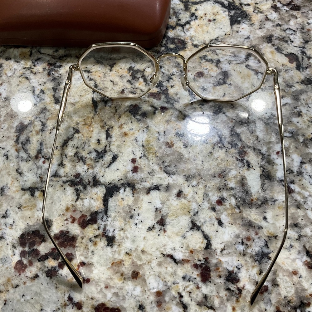 Longchamp Gold Glasses with Brown Case - Picture 4 of 5